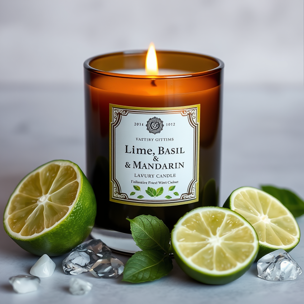 Lime, Basil and Mandarin Fragrance Oil - Image 2